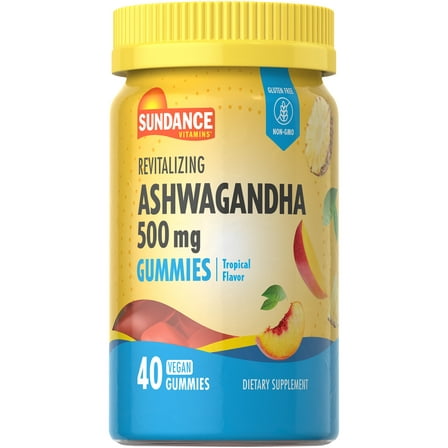 Ashwagandha Gummies | 500mg | 40 Vegan Gummies | For Men and Women | by Sundance