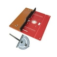 thumbnail image 4 of Tabla de enrutador Insertar placa de aluminio para de la madera Accesorio de trabajadores con medidor de inglete, 4 of 8