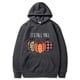 thumbnail image 1 of YRYT-Sudadera con capucha para mujer, suéter térmico de manga larga con cordón, estampado de calabaza de Halloween, Vintage, hombros caídos, 1 of 3