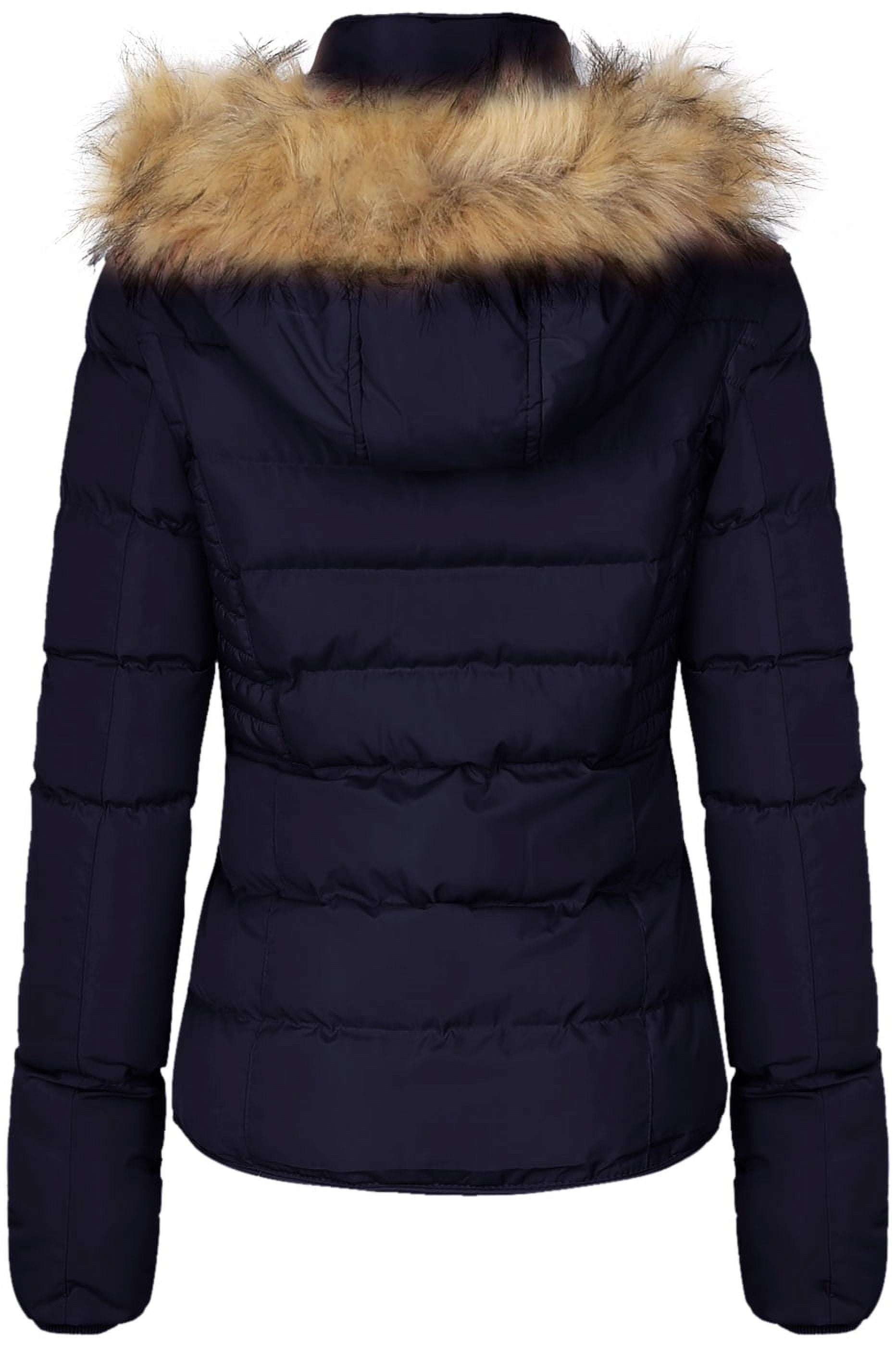 BodiLover, Women's, Winter Quilted Puffer Short Coat High Collar