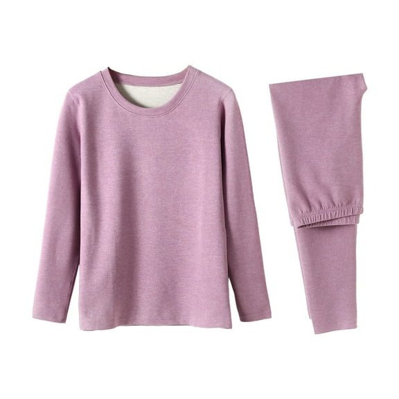 Fsqjgq Baby Boy Clothes Boys Fashion Clothing Teenagers Warm Underwear Set Girls Boys Thermal Underwear Set Ultra Soft Fleece Lined Kids Long Top Bottom Kids Base Layer Winter Warm Baby Boy Outfit