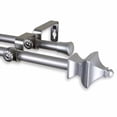 thumbnail image 4 of Central Design 5714-842D 0.625 in. Dia. Gavin Double Curtain Rod, Black - 84-120 in., 4 of 4