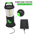 thumbnail image 3 of Linterna de camping recargable, luces LED para camping con 3 modos de luz, cargador portátil impermeable linterna para cortes de energía huracán emergencia senderismo, 3 of 5