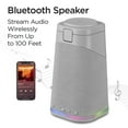 thumbnail image 4 of iHome Wireless Charger with Apple Watch Charger, Bluetooth Speaker, and Night Light - Grey (iPBT70G), 4 of 5
