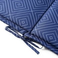 thumbnail image 3 of High Back Chair Cushion - Navy Blue Geo (2 Pack), 3 of 4