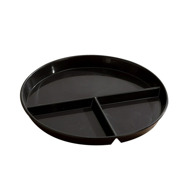 Assiette de Repas à Trois Compartiments en Paille de Blé Antichute, Assiette Ménagère, Assiette à 3 Compartiments, Assiette Spéciale, Assiette pour Enfant, Ensemble de Table Ronde pour 4, Petites Poupées pour Tables d'Appoint, Petit Ensemble de Table de Cuisine, Serviettes Légères