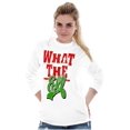 thumbnail image 3 of Funny Christmas What the Elf Xmas Long Sleeve TShirt Men Women Brisco Brands S, 3 of 6