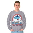 thumbnail image 5 of Tootsie Mr Owl American Patriot USA Sweatshirt for Men or Women Brisco Brands S, 5 of 6