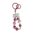 thumbnail image 2 of Pulsera con cuentas decorativas, adorno colgante creativo con cuentas de colores acrílicos Rosa roja, 2 of 9