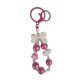 thumbnail image 2 of Pulsera con cuentas decorativas, adorno colgante creativo con cuentas de colores acrílicos Rosa roja, 2 of 9