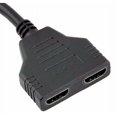 thumbnail image 3 of Compatible Hdmi 2 Dual Port Y Splitter 1080p Hdmi-compatible V1.4 Male to Dual Female Adapter Cable 1 In 2 Out, 3 of 5