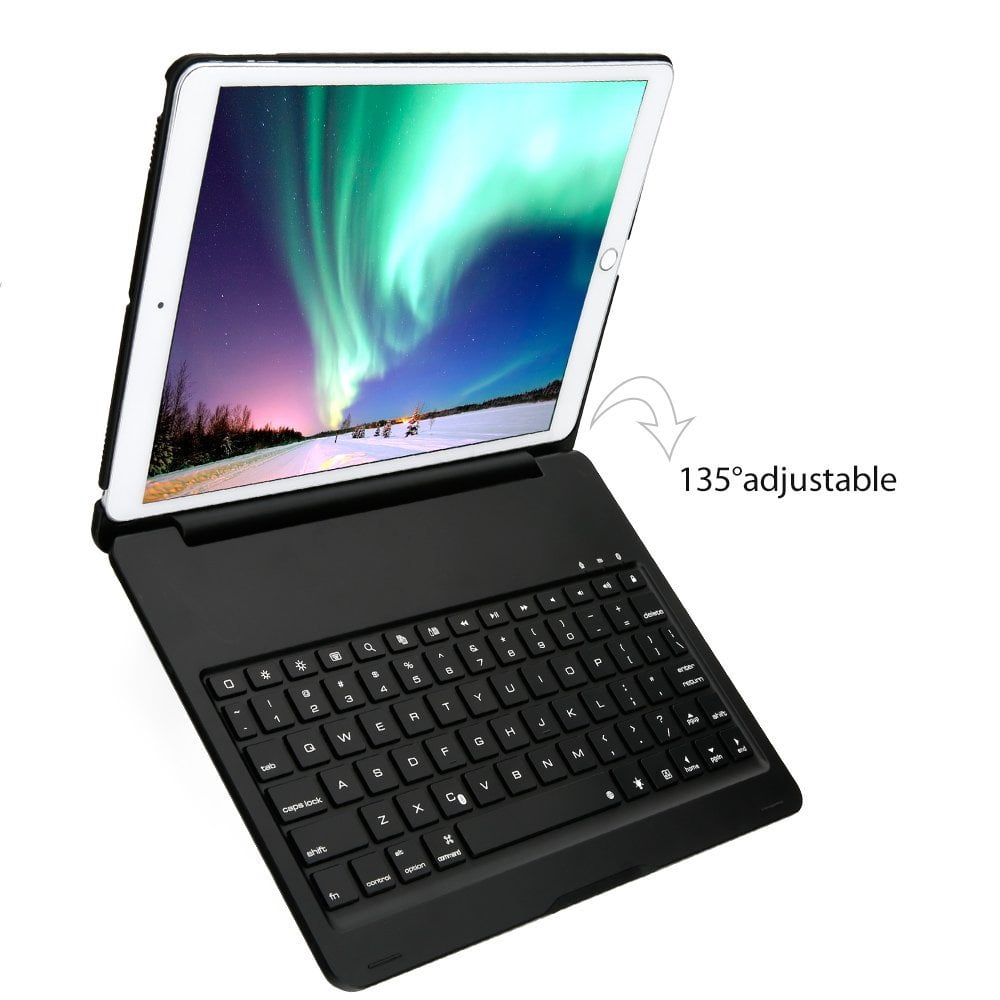 iPad Pro 10.5 Keyboard Case, Tagital F105 7 Colors LED Backlit
