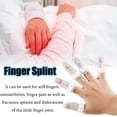 thumbnail image 6 of Botattraeck 6 Pcs Plastic Finger Support Protector Finger Splint Mallet Trigger Finger Splint Finger Support Protector for Adjustable Finger Immobilizer(6 different sizes for adults and children), 6 of 7