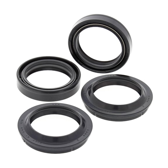 GUYUTING Motorcycle Front Fork Seal Kit 2 Pairs for Buell Ducati Harley Indian Kawasaki Suzuki Yamaha Rubber