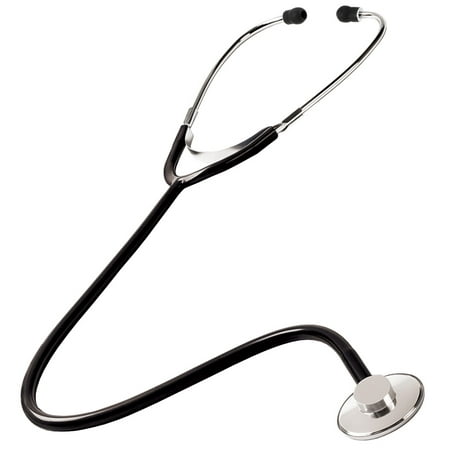 Single Head Stethoscope Black