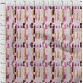 thumbnail image 4 of oneOone Cotton Poplin Light Pink Fabric Abstract Stroke With Texture Sewing Craft Projects Fabric Prints By Yard 56 Inch Wide, 4 of 5