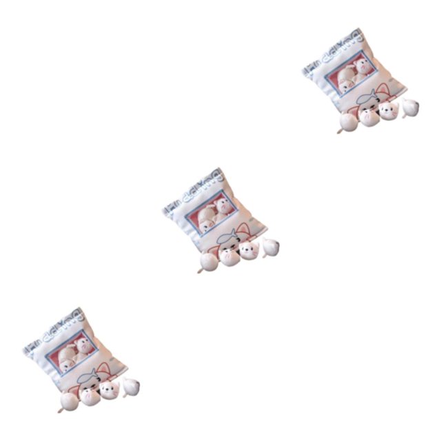 Yuarrent Muñeco de peluche, almohada de pudín, cojín de algodón PP, múltiples patrones, bolsa para aperitivos, dulce regalo, comodidad, Type1 NO1