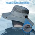 thumbnail image 5 of Large Brimmed Hat for Men's Outdoor Sunshade and Sunscreen Hat, Summer Sun, 5 of 9