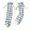 thumbnail image 1 of Couple Dopamine Holding Hands Socks Magnetic Socks MiddleTube Personalized Sock/, 1 of 8