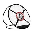 thumbnail image 2 of Filet d'Entraînement de Golf en Nylon Haute Résistance / Cadre en Métal Pliant / Collecte Automatique de Balles / Rangement Portable / Durable Résistant aux Impacts / 64x55x54cm Noir / 1 Pce, 2 of 7