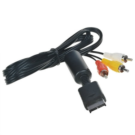 6ft Cable Cord for Slim PlayStation PS1 PS2 PS3 AV Audio Video RCA A/V 6Z (Best Cod For Ps3)