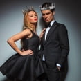 thumbnail image 5 of JUMRHFAN 2 Pcs Antique Royal King Crown for Men Baroque Queen Crown for Graduation Prom Party Crystal Tiara Prom Cosplay Birthday Wedding Hair Headband Accessories(Stylish Style), 5 of 7