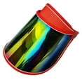 thumbnail image 4 of Chapeau Visières pour Protection UV, Visière Visière pour Femmes Hommes Randonnée Rouge, 4 of 6