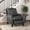 Gray, variant on Gray Chenille Reclining Furniture | Push-Back for Living Room Relaxation | Foam Padding over Coils for Support | Addresses Back Pain from Seating