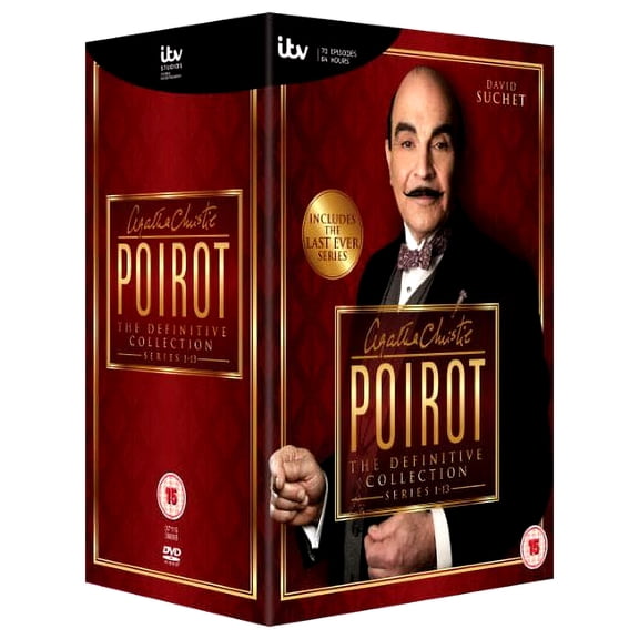 Agatha Christie: Poirot - The Definitive Collection (13 Series) - 35-DVD Box Set ( Agatha Christie's Poirot ) [ NON-USA FORMAT, PAL, Reg.2 Import - United Kingdom ]