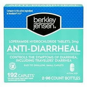 Berkley Jensen Anti-Diarrheal Hydrochloride Tablets 2 mg 192 Capletsper