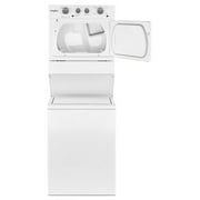 Whirlpool 3.5 Cu. Ft. Stacked Electric Laundry Center with 9 Wash Cycles and AutoDry System, White