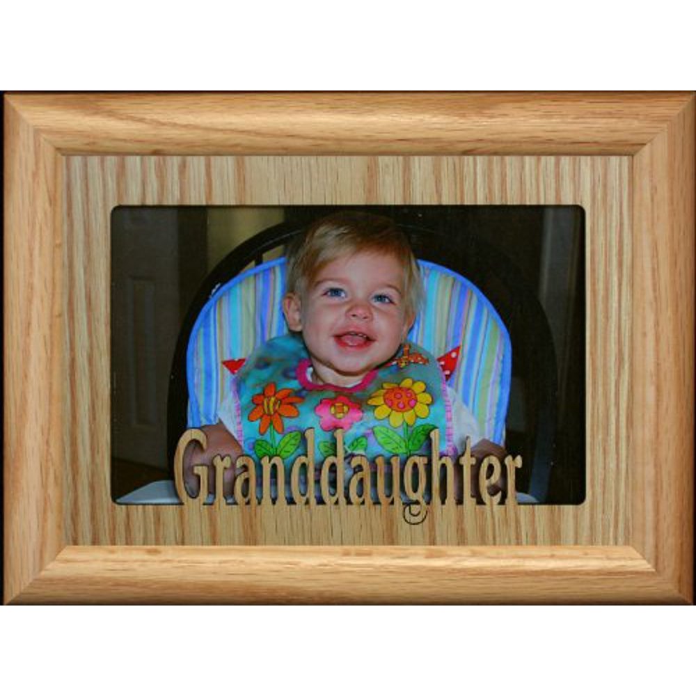 Granddaughter Landscape Picture Frame Holds A 4X6 Or Cropped 5X7