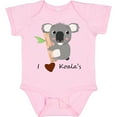thumbnail image 3 of Inktastic I heart Koalas Boys or Girls Baby Bodysuit, 3 of 5