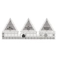thumbnail image 1 of Shengyu Sewing Ruler Acrylic Transparent Measurement Template Household Drawing Quilting Tool Gift Designers 60  Degree 10 Inch 1Set, 1 of 6