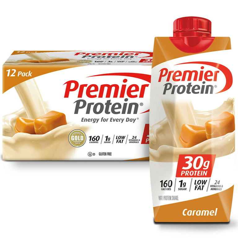 Premier Protein, Protein Shake, Caramel - 11.5 Oz (Pack of 32), 32 packs -  Fry's Food Stores