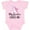 AD-Pink, variant on Inktastic My Auntie Loves Me Unicorn Girls Baby Bodysuit