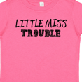 thumbnail image 4 of Inktastic Little Miss Trouble Girls Toddler T-Shirt, 4 of 5