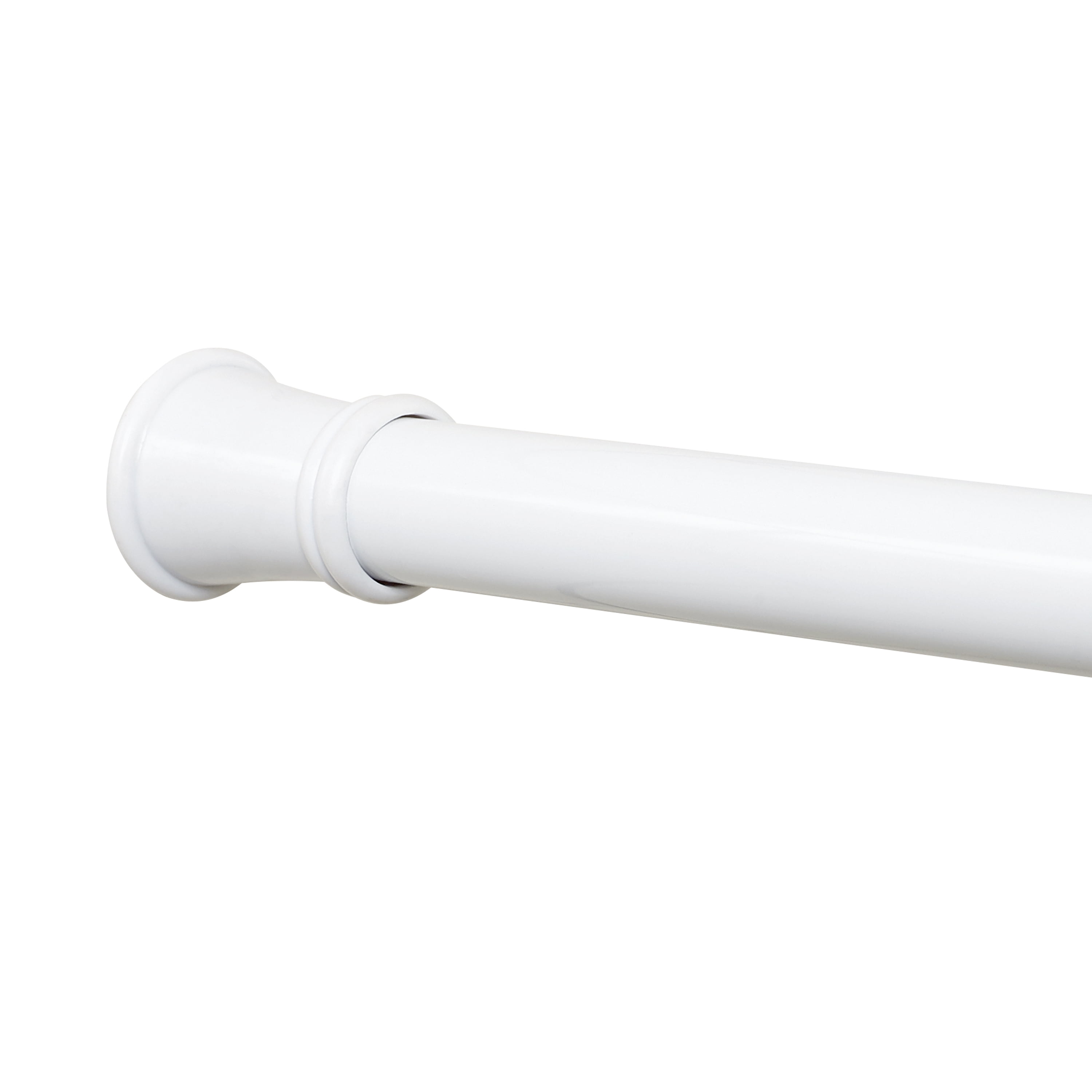 Zenna Home 26 to 76Inch Adjustable Tension Shower Rod, White