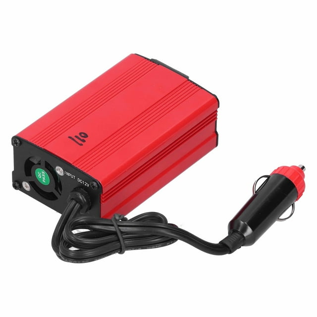 Toma de corriente universal, inversor de corriente de 300 W, convertidor de potencia dual para coche y furgoneta, resultados impresionantes