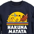 thumbnail image 3 of The Lion King - Hakuna Matata - Sunshine - Toddler & Youth Crewneck Fleece Sweatshirt, 3 of 5