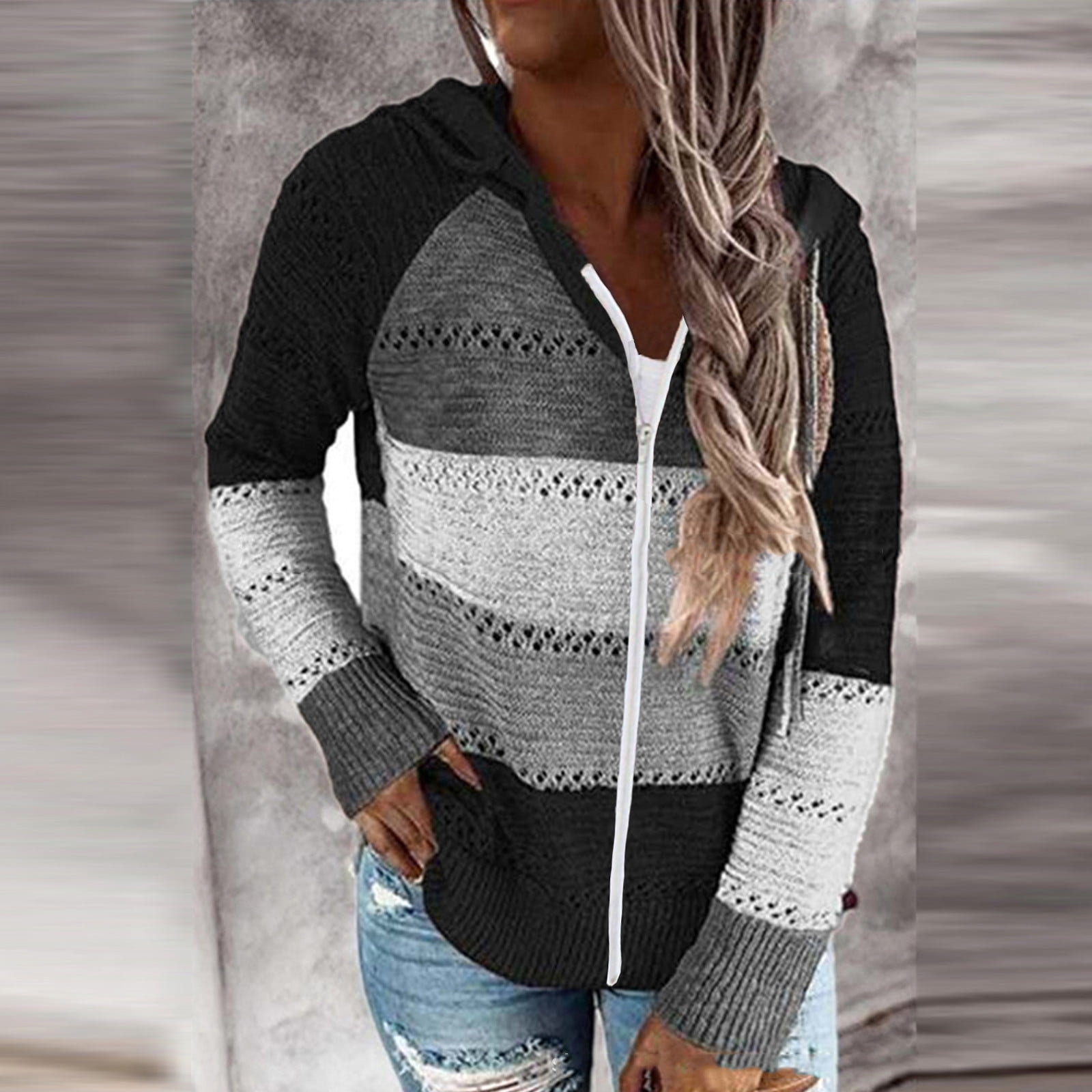 ZIZOCWA Femboy Hoodie Sweatshirt For Women Zip Up Women'S Love Printed  Slouchy Sweatshirt Casual Long Sleeve Thick Hoodie Womens Pullover Knit  Sweater 