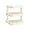 White, variant on Hyknon 3-Tier Foldable Food Prep Rack, Kitchen Countertop Organizer for Plates, ABS Plastic Foldable Storage Shelf, Multifunctional Space Saving Cooking Stand Storage Rack for Meal Side Dishes, White