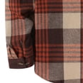 thumbnail image 6 of Tqyyweavej Mens Flannel Hoodie Shirts Lightweight Button Down Plaid Hoodies Drawstring Hooded Long Sleeve Jackets for Men with Pockets, 6 of 7