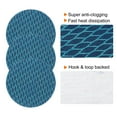 thumbnail image 4 of 70 Packs Diamond Shape Sanding Discs 5 Inch 120 Grit Hook and Loop Blue Rhomb Sandpaper Fish Scale, 4 of 6