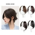thumbnail image 3 of YSABOXY Long Bangs Two Side Fringe Brown Natural Hair Extension Piece Front Hair, 3 of 6