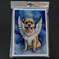 thumbnail image 3 of Border Terrier My Angel Greeting Cards Pack of 8 7 in x 5 in, 3 of 3