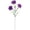 Dark Purple, variant on Apeya Artificial Morning Glory Bouquet, Purple Faux Silk Trumpet Flowers, UV Resistant Fake Greenery Floral Arrangement for Outdoor Garden Patio Porch, 13.77 in