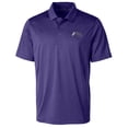 thumbnail image 2 of Men's Cutter & Buck Purple Stephen F Austin Lumberjacks Team Logo Big & Tall Prospect Textured Stretch Polo, 2 of 3