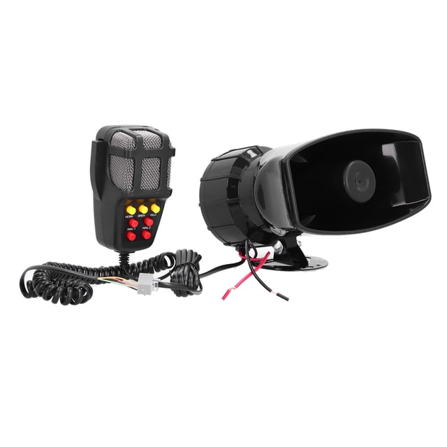 Altavoz de sirena, bocina de coche, sirena de coche de megafonía impermeable, altavoz de sirena de coche, mejore su experiencia