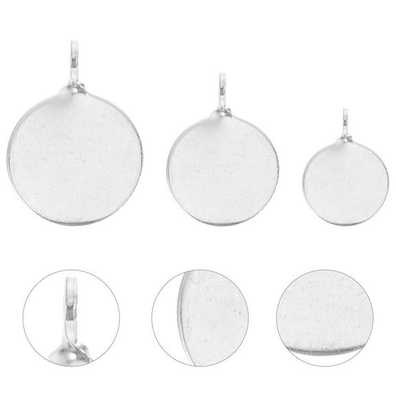 LEORX 3pcs Shoot and See Targets Training Targets Manganese Steel Silver Outdoor Training Supplies